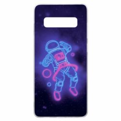 Чохол для Samsung S10+ Cosmonaut neon - PrintSalon