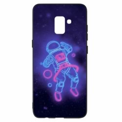 Чохол для Samsung A8+ 2018 Cosmonaut neon - PrintSalon