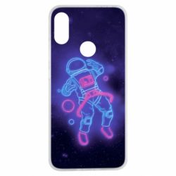 Чохол для Xiaomi Redmi Note 7 Cosmonaut neon - PrintSalon