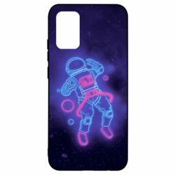 Чехол для Samsung A02s/M02s Cosmonaut neon