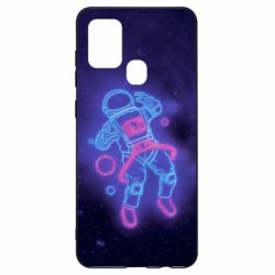 Чохол для Samsung A21s Cosmonaut neon - PrintSalon