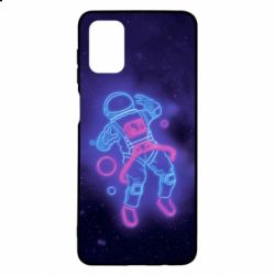 Чохол для Samsung M51 Cosmonaut neon