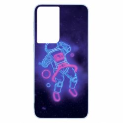 Чохол для Samsung S21 Cosmonaut neon