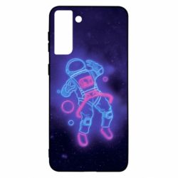 Чохол для Samsung S21+ Cosmonaut neon