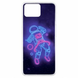 Чехол для Oppo A73 Cosmonaut neon