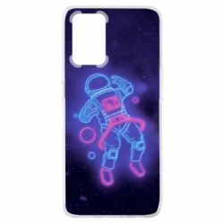 Чохол для Oppo A74 4G Cosmonaut neon