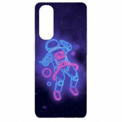 Чохол для Oppo Reno 4 Pro Cosmonaut neon - PrintSalon