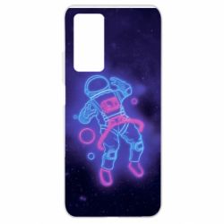 Чохол для Xiaomi Mi 10T / 10T Pro Cosmonaut neon - PrintSalon
