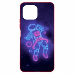 Чехол для Xiaomi Mi11 Lite Cosmonaut neon
