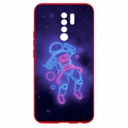 Чохол для Xiaomi Redmi 9 Cosmonaut neon