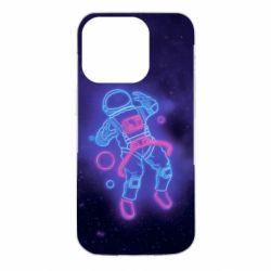 Чехол для iPhone 14 Pro Cosmonaut neon