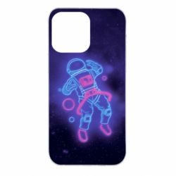 Чохол для iPhone 14 Pro Max Cosmonaut neon - PrintSalon