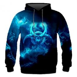 Мужское 3D худи Counter Strike Logo-PrintSalon Мужское 3D худи Counter Strike Logo