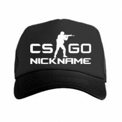 Кепка-тракер Counter-Strike nickname - PrintSalon