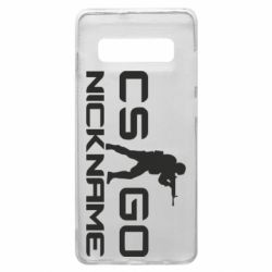 Чехол для Samsung S10+ Counter-Strike nickname - PrintSalon