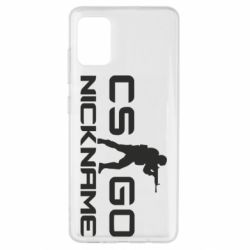 Чехол для Samsung A51 Counter-Strike nickname - PrintSalon