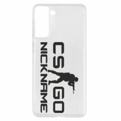 Чехол для Samsung S21+ Counter-Strike nickname - PrintSalon
