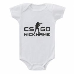 Детский бодик Counter-Strike nickname - PrintSalon