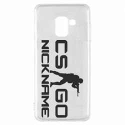 Чехол для Samsung A8 2018 Counter-Strike nickname-PrintSalon Чехол для Samsung A8 2018 Counter-Strike nickname