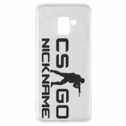 Чехол для Samsung A8+ 2018 Counter-Strike nickname - PrintSalon