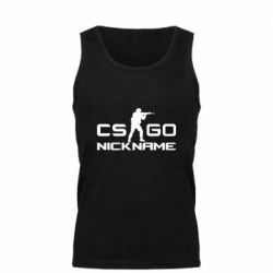 Мужская майка Counter-Strike nickname - PrintSalon