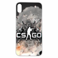 Чохол для iPhone Xs Max Counter Strike white logo - PrintSalon