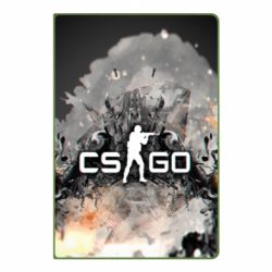 Блокнот з принтом Counter Strike white logo - PrintSalon