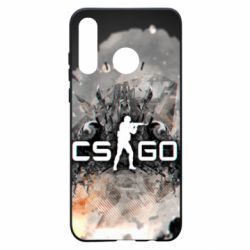 Чохол для Huawei P30 Lite Counter Strike white logo - PrintSalon