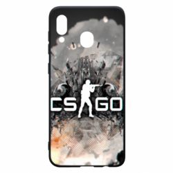 Чохол для Samsung A20 Counter Strike white logo - PrintSalon