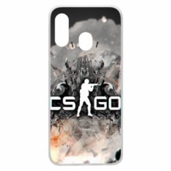 Чохол для Samsung A40 Counter Strike white logo - PrintSalon