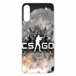 Чохол для Samsung A70 Counter Strike white logo