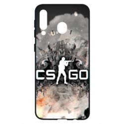 Чохол для Samsung M30 Counter Strike white logo - PrintSalon
