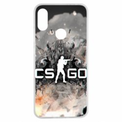 Чохол для Xiaomi Redmi Note 7 Counter Strike white logo - PrintSalon