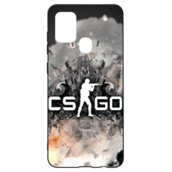 Чохол для Samsung A21s Counter Strike white logo - PrintSalon