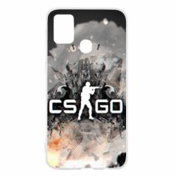 Чохол для Samsung M31 Counter Strike white logo - PrintSalon