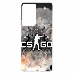 Чохол для Samsung S21 Ultra Counter Strike white logo - PrintSalon