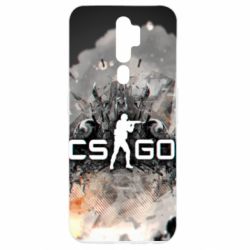 Чохол для Oppo A5/A9 2020 Counter Strike white logo - PrintSalon