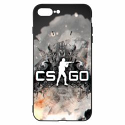 Чохол для iPhone 8 Plus Counter Strike white logo - PrintSalon