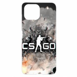 Чохол для Xiaomi Mi11 Lite Counter Strike white logo - PrintSalon