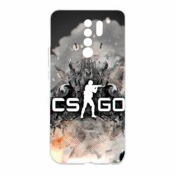 Чохол для Xiaomi Redmi 9 Counter Strike white logo - PrintSalon