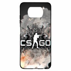 Чохол для Xiaomi Poco X3 Counter Strike white logo - PrintSalon