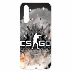 Чохол для Realme 6 Counter Strike white logo - PrintSalon