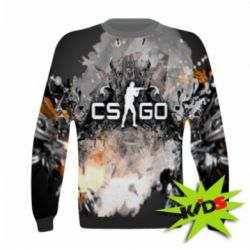 Дитячий 3D світшот Counter Strike white logo - PrintSalon