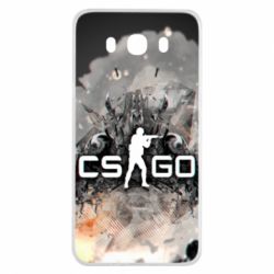 Чохол для Samsung J7 2016 Counter Strike white logo - PrintSalon