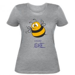 Женская футболка Crazy Bee - PrintSalon
