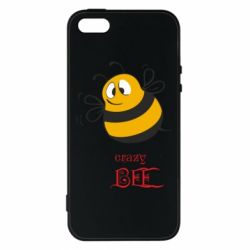 Чехол для iPhone5/5S/SE Crazy Bee - PrintSalon