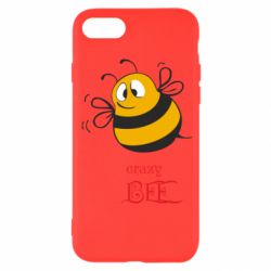 Чехол для iPhone SE 2022 Crazy Bee - PrintSalon