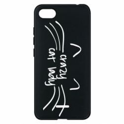 Чехол для Xiaomi Redmi 6A Crazy Cat Lady - PrintSalon