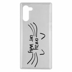 Чехол для Samsung Note 10 Crazy Cat Lady - PrintSalon