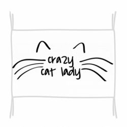 Флаг Crazy Cat Lady - PrintSalon